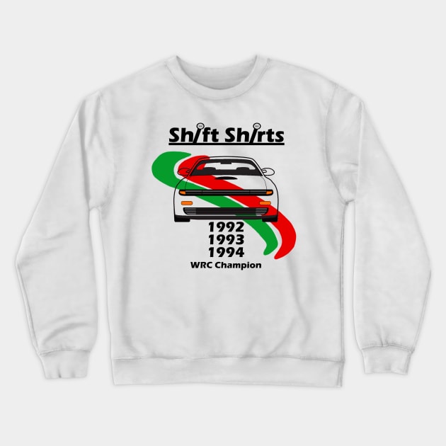 Shift Shirts Japan Arrives - WRC Crewneck Sweatshirt by ShiftShirts